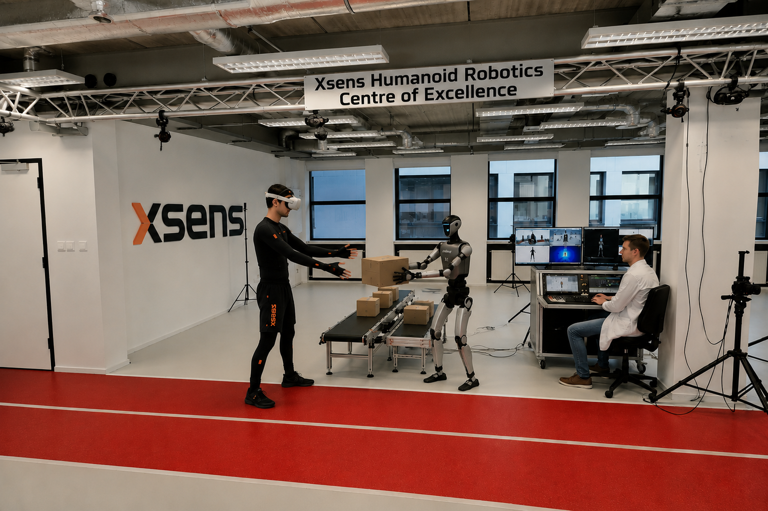 xsens humanoid robotics centre of excellence training and data collection